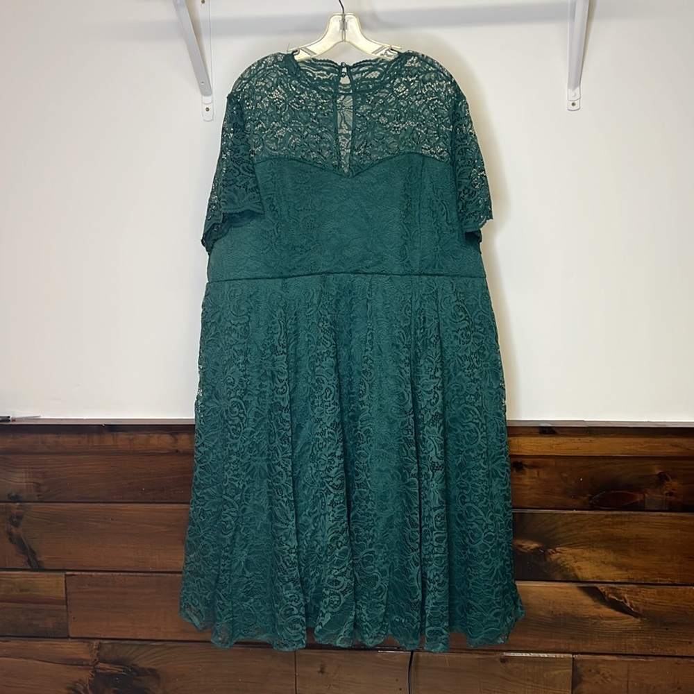 Torrid Green Lace‎ Special Occasion Dress- 30 or 6X